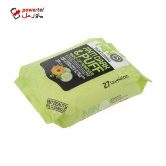 دستمال مرطوب نینو مدل Cucumber بسته 27 عددی دستمال مرطوب نینو مدل Cucumber بسته 27 عددی