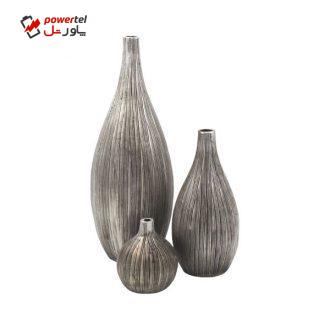 گلدان دکوری مدل A02 مجموعه 3 عددی