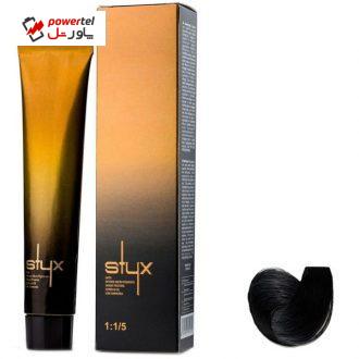 رنگ مو استایکس شماره 2 حجم 100 میلی لیتر رنگ قهوه ای بسیار تیره رنگ مو استایکس شماره 2 حجم 100 میلی لیتر رنگ قهوه ای بسیار تیره