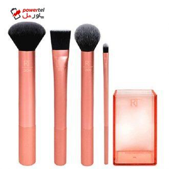 ست برس آرایشی ریل تکنیکس مدل Flawless مجموعه 4 عددی ست برس آرایشی ریل تکنیکس مدل Flawless مجموعه 4 عددی
