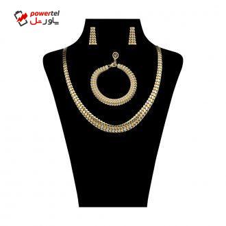 نیم ست طلا 18 عیار زنانه مایا ماهک مدل MS0556