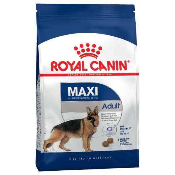  غذا خشک سگ رویال کنین مدل Maxi Adult کد 1063 وزن 15 کیلوگرم