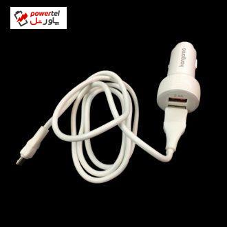 شارژر فندکی کانگاروو مدل C404 به همراه کابل تبدیل microUSB