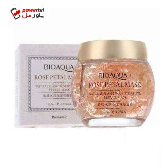 ماسک صورت بایو آکوا مدل ROSE PETAL MASK حجم 120 میلی لیتر