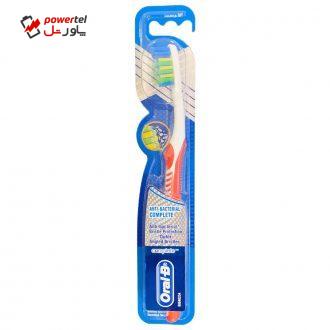 مسواک اورال-بی مدل COMPLETE ANTI BACTERIAL با برس نرم مسواک اورال-بی مدل COMPLETE ANTI BACTERIAL با برس نرم