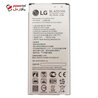 باتری موبایل مدل BL-42D1FA ظرفیت 2800 میلی آمپر ساعت مناسب برای گوشی موبایل ال جی G5 mini/ K6