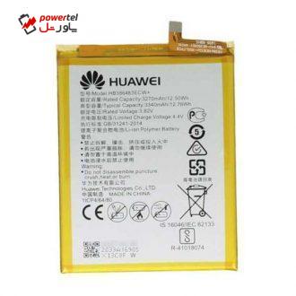 باتری موبایل مدل HB386483EW ظرفیت 3270 میلی امپر ساعت مناسب برای گوشی موبایل آنر6X
