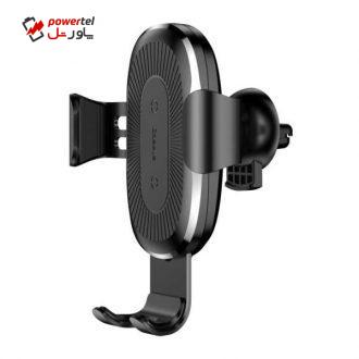 پایه نگهدارنده و شارژر بی سیم گوشی موبایل باسئوس مدل WXYL-01