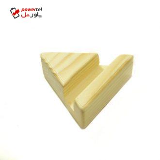 پایه نگهدارنده گوشی موبایل و تبلت مدل مدل چوبی کد 113