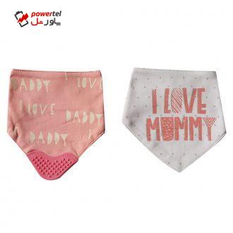پیش بند نوزادی مدل mummy مجموعه 2 عددی پیش بند نوزادی مدل mummy مجموعه 2 عددی
