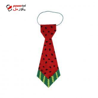 کراوات پسرانه طرح هندوانه شب یلدا مدل 5001RT کراوات پسرانه طرح هندوانه شب یلدا مدل 5001RT