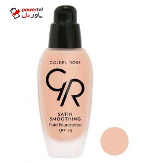کرم پودر گلدن رز مدل Satin شماره 25 حجم 34 میلی لیتر
