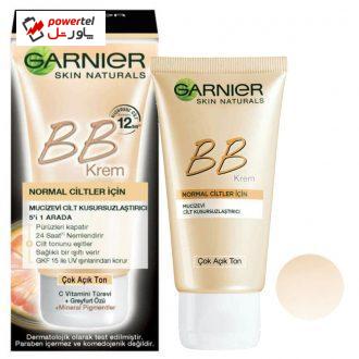 کرم پودر BB گارنیه سری SkinActive مدل Cok Acik Ton حجم 50 میلی لیتر