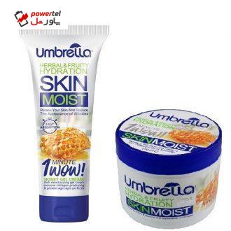 کرم ژل آبرسان آمبرلا مدل Honey حجم 250 میلی لیتر به همراه  کرم ژل آبرسان حجم 75 میلی لیتر