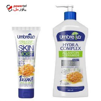 کرم ژل آبرسان آمبرلا مدل Honey حجم 600 میلی لیتر به همراه کرم ژل آبرسان حجم 75 میلی لیتر کرم ژل آبرسان آمبرلا مدل Honey حجم 600 میلی لیتر به همراه کرم ژل آبرسان حجم 75 میلی لیتر