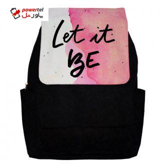 کوله پشتی دخترانه طرح Let It Be مدل G11