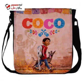 کیف دوشی دخترانه طرح Coco کد 1015 کیف دوشی دخترانه طرح Coco کد 1015