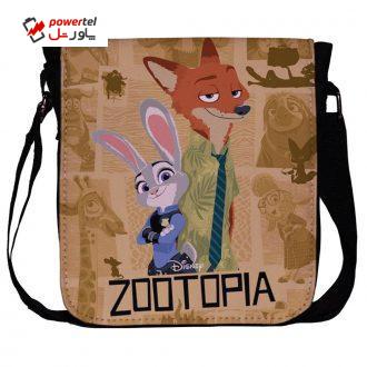 کیف دوشی دخترانه طرح Zotopia کد 1033