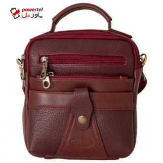 کیف دوشی زنانه پارینه چرم مدل plv204-12 کیف دوشی زنانه پارینه چرم مدل plv204-12