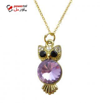گردنبند دخترانه طرح جغد کد 042