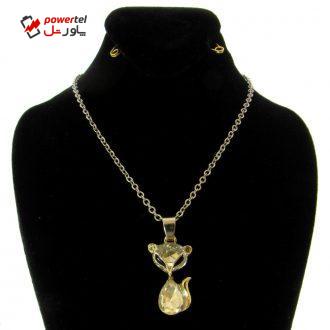گردنبند دخترانه طرح روباه کد 088 گردنبند دخترانه طرح روباه کد 088