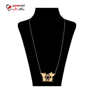 گردنبند طلا 18 عیار زنانه زرمان مدل ZMM0981 گردنبند طلا 18 عیار زنانه زرمان مدل ZMM0981