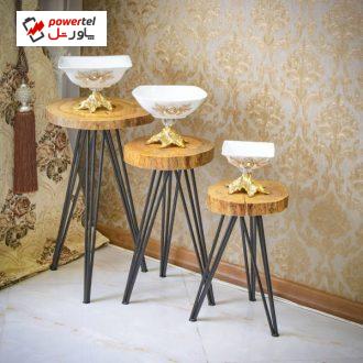 استند گلدان مدل رستیک مجموعه 3 عددی استند گلدان مدل رستیک مجموعه 3 عددی