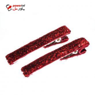 گیره مو دخترانه کد G237 بسته 2 عددی گیره مو دخترانه کد G237 بسته 2 عددی