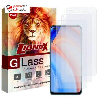محافظ صفحه نمایش لایونکس مدل UPS مناسب برای گوشی موبایل اوپو Reno4 بسته سه عددی