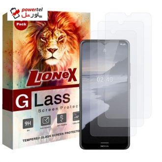 محافظ صفحه نمایش لایونکس مدل UPS مناسب برای گوشی موبایل نوکیا 2.4 بسته سه عددی