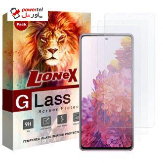 محافظ صفحه نمایش لایونکس مدل UPS مناسب برای گوشی موبایل سامسونگ Galaxy S20 FE / S20 Lite بسته سه عددی
