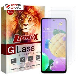 محافظ صفحه نمایش لایونکس مدل UPS مناسب برای گوشی موبایل ال جی K62 بسته سه عددی