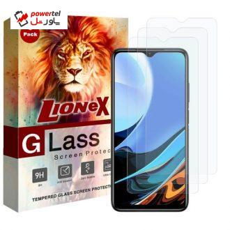 محافظ صفحه نمایش لایونکس مدل UPS مناسب برای گوشی موبایل شیائومی Redmi 9 Power بسته سه عددی
