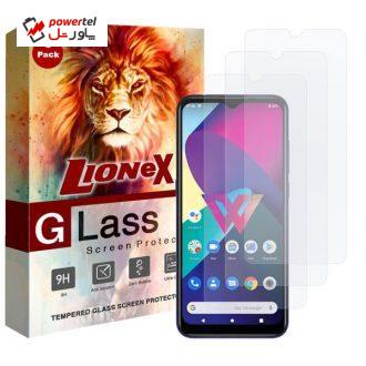 محافظ صفحه نمایش لایونکس مدل UPS مناسب برای گوشی موبایل ال جی W31 Plus بسته سه عددی