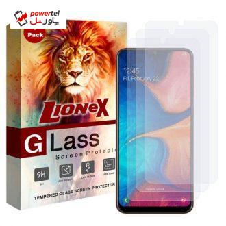 محافظ صفحه نمایش لایونکس مدل UPS مناسب برای گوشی موبایل سامسونگ Galaxy A20e بسته سه عددی