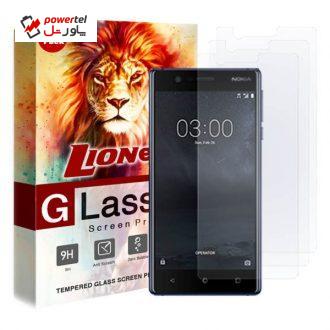 محافظ صفحه نمایش لایونکس مدل UPS مناسب برای گوشی موبایل نوکیا 3 بسته سه عددی