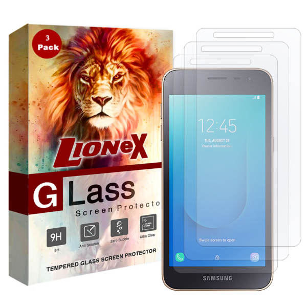 محافظ صفحه نمایش لایونکس مدل UPS مناسب برای گوشی موبایل سامسونگ Galaxy J2 Core بسته سه عددی