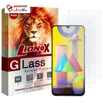 محافظ صفحه نمایش لایونکس مدل UPS مناسب برای گوشی موبایل سامسونگ Galaxy M21 بسته سه عددی