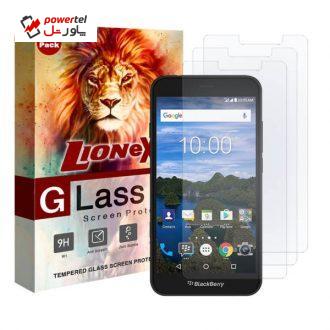 محافظ صفحه نمایش لایونکس مدل UPS مناسب برای گوشی موبایل بلک بری Aurora بسته سه عددی