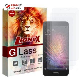 محافظ صفحه نمایش لایونکس مدل UPS مناسب برای گوشی موبایل شیائومی Mi 5 بسته سه عددی