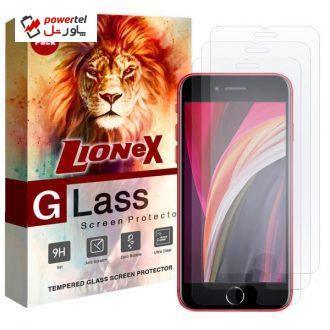 محافظ صفحه نمایش لایونکس مدل UPS مناسب برای گوشی موبایل اپل iPhone SE 2020 بسته سه عددی محافظ صفحه نمایش لایونکس مدل UPS مناسب برای گوشی موبایل اپل iPhone SE 2020 بسته سه عددی