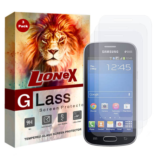 محافظ صفحه نمایش لایونکس مدل UPS مناسب برای گوشی موبایل سامسونگ Galaxy Star Pro S7260 بسته سه عددی