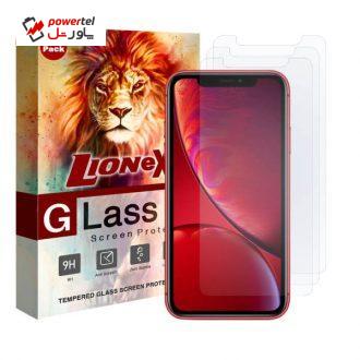 محافظ صفحه نمایش لایونکس مدل UPS مناسب برای گوشی موبایل اپل iPhone XR بسته سه عددی محافظ صفحه نمایش لایونکس مدل UPS مناسب برای گوشی موبایل اپل iPhone XR بسته سه عددی