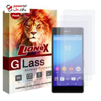 محافظ صفحه نمایش لایونکس مدل UPS مناسب برای گوشی موبایل سونی Xperia Z3 Plus بسته سه عددی