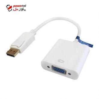مبدل DisplayPort به VGA مکا مدل MC10 مبدل DisplayPort به VGA مکا مدل MC10