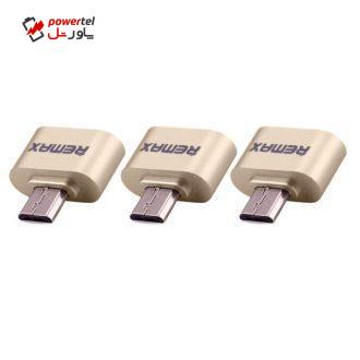 مبدل OTG microUSB مدل tg-233 بسته 3 عددی
