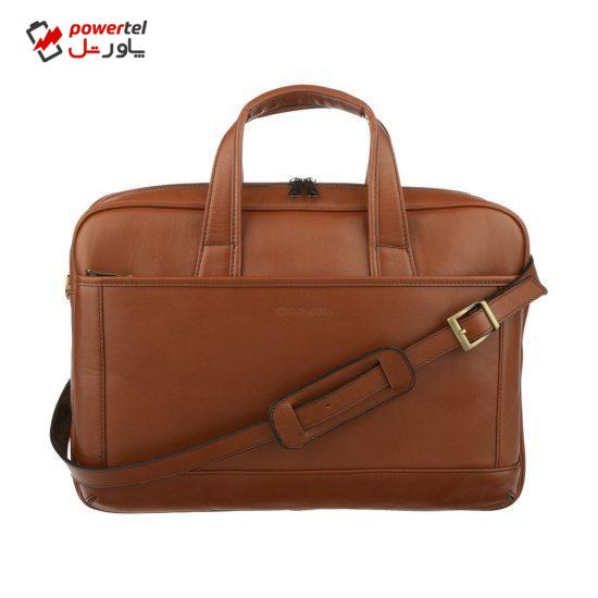 کیف اداری مردانه چرم آرا مدل e047 کد s