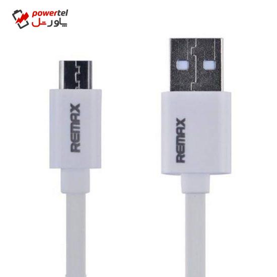 کابل تبدیل USB به microUSB ریمکس مدل Safe And Speed طول 1 متر
