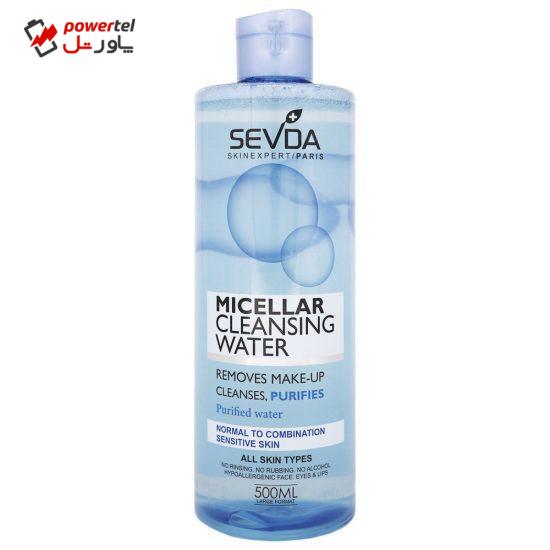 محلول پاک کننده صورت سودا مدل Micellar Water حجم 500 میلی لیتر