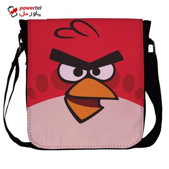 کیف دوشی دخترانه طرح Angry Birds کد 1025